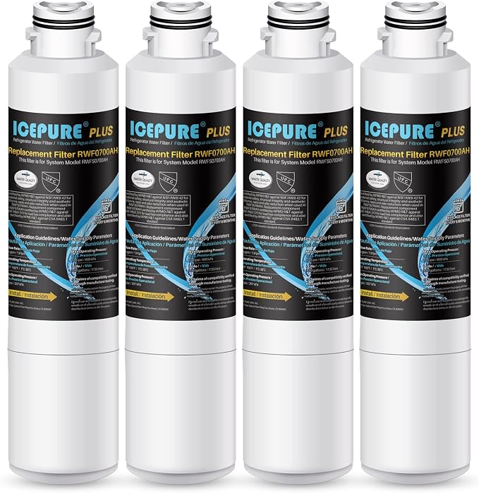 ICEPURE PLUS NSF/ANSI 53&42 DA29-00020B Refrigerator Water Filter, Replacement by ICEPURE