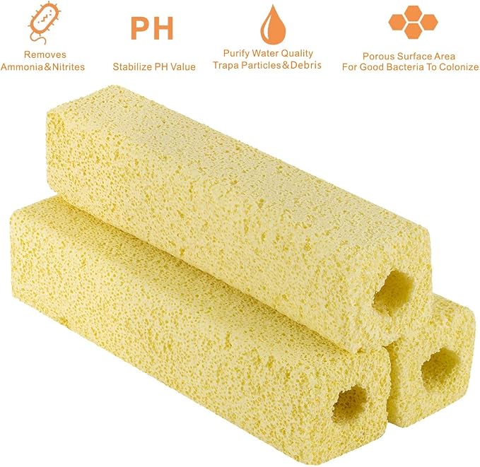 hygger 6.2-Inch Long Aquarium Bio Media Ceramic Filter Media Blocks - Image 3