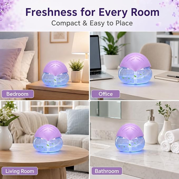 Air freshener - for Home, Bedroom and Office - Essential Oil Aroma Diffuser - - Image 7