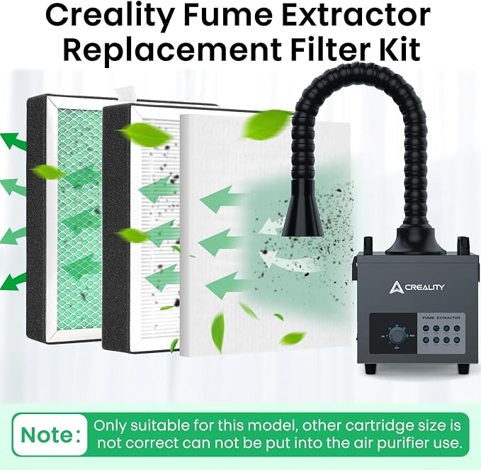 Filter Replacement for Creality Fume Extractor, 99.97% Purification Rate - Image 4