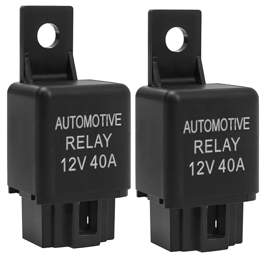 2Pcs 12V 40A Relay, Automotive 4 Pin Relays Fit by Marsrut