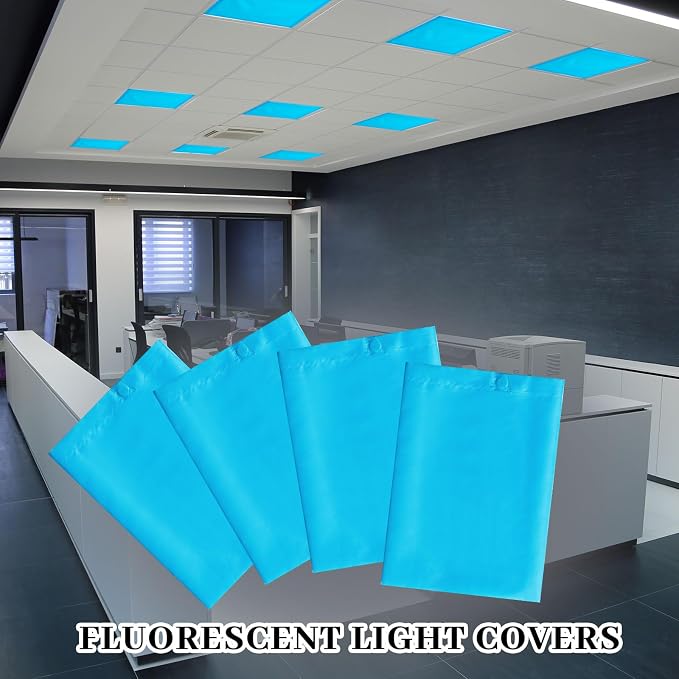 VIHOSE 4 Pcs 2 x 2 Feet Fluorescent Light Covers - Image 6
