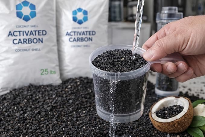 Coconut Shell Activated Carbon 12×40 Mesh – 1 Cubic Feet Total Bulk Filtration - Image 2