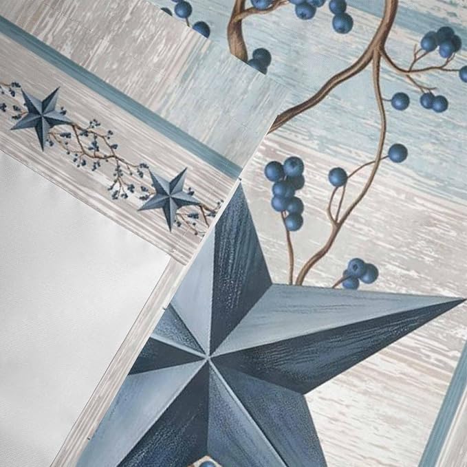 Texas Star Blue Curtain Valances - Image 6