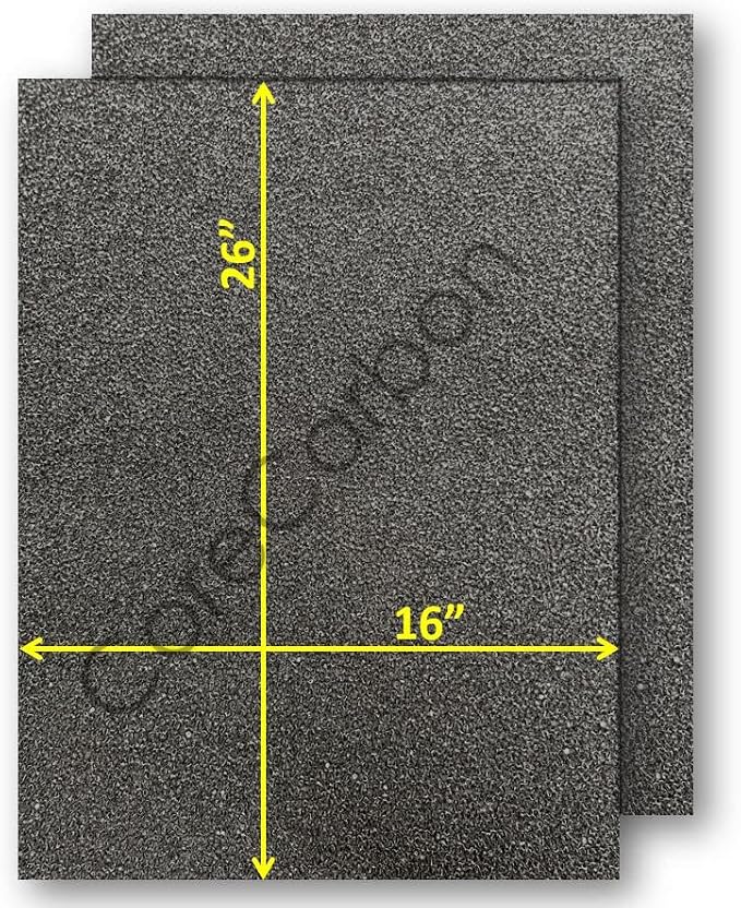 Foam Furnace Door Filter for Mobile, Manufactured and Modular Homes 16x26x.25 - Image 2