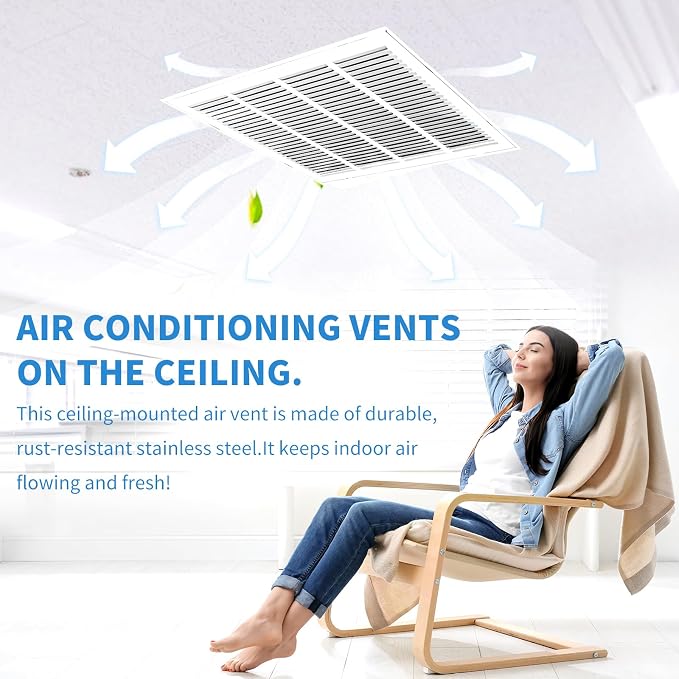 16x20 Return Air Grille, Return Air Vent Cover - Image 6