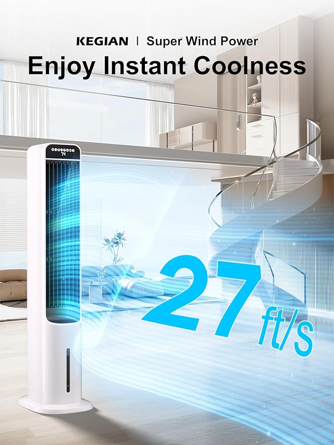 KEGIAN Windowless Portable Air Conditioners, Evaporative Air Cooler - Image 2