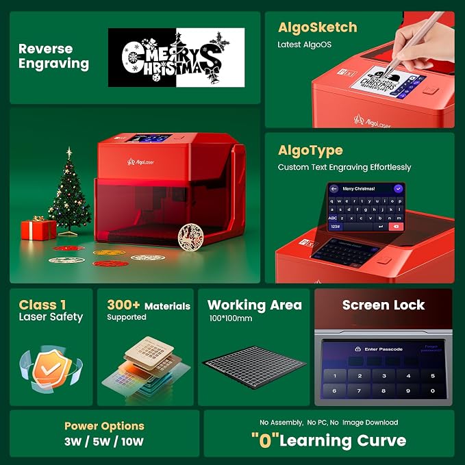 AlgoLaser 10W Laser Engraver Machine: Portable & Smart - Image 2