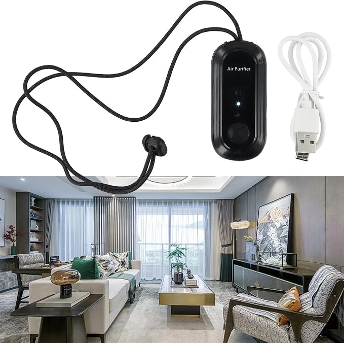 Negative Ion Air Purifier Portable Hanging Neck 7000MAh Personal Rechargeable - Image 6