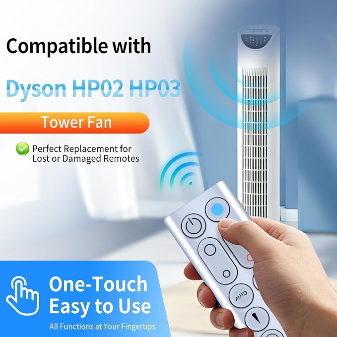 Replacement Remote Control for Dyson Pure Hot + Cool Air Purifier Heater Fan - Image 2