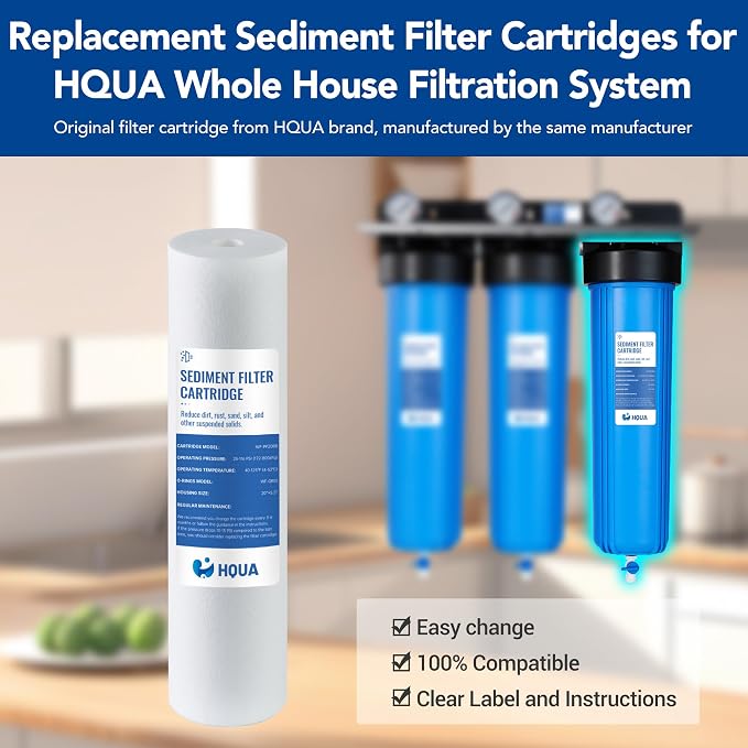 Whole House Sediment Replacement Filter Cartridge, Fit - Image 2