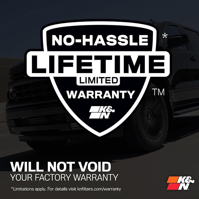 K&N Cold Air Intake System: High-Flow Air Filter, Increase Performance & - Image 9