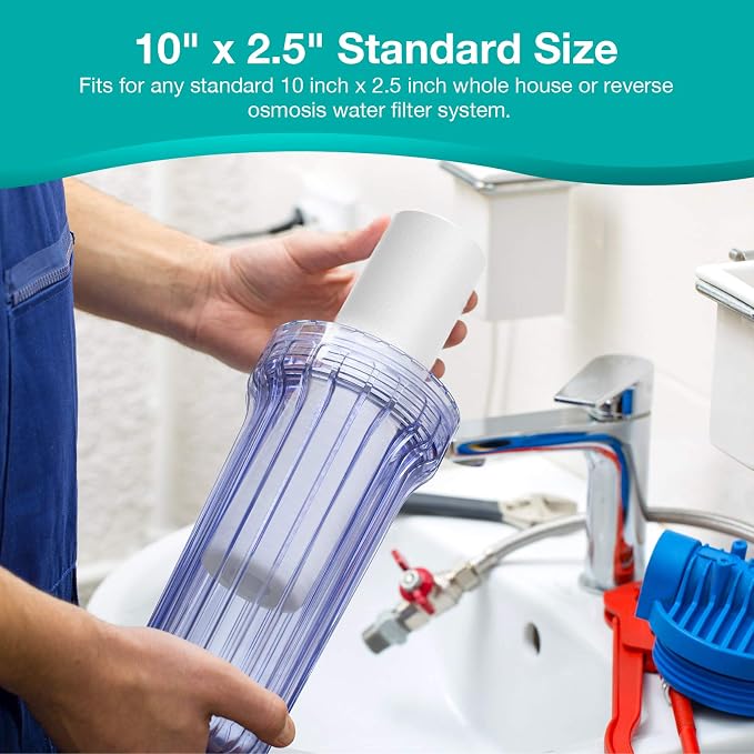 SimPure 5 Micron 10" x 2.5" Whole House Sediment Water Filter Cartridge - Image 5