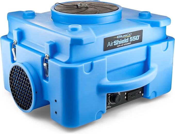 BlueDri Air Shield 550 HEPA Air Scrubber, Water Damage Restoration Equipment - Image 10