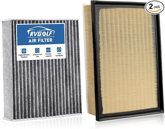 Engine+Cabin Air Filters Kit Fit by RVgolf
