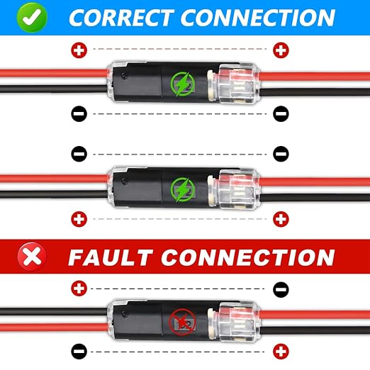30PCS Double Wire Plug in Connector, Pluggable Low Voltage Wire Connector - Image 8