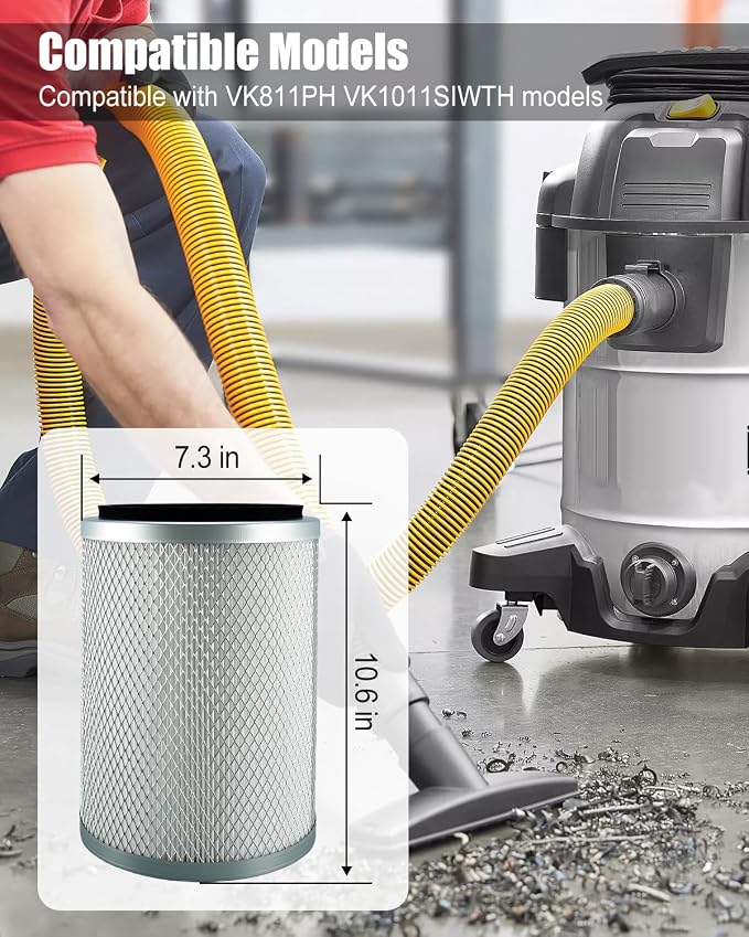 Filter Assembly with Pre-filter Bag Compatible with Models VK811PH VK1011SIWTH - Image 5