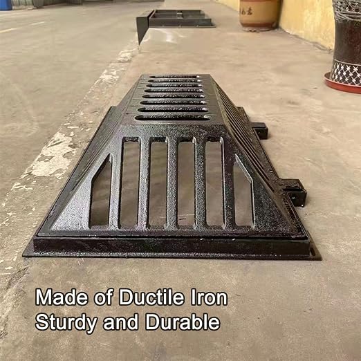 Manhole Cover and Frame Ductile Iron, Heavy Duty Drain Grate, One-Piece Design - Image 3