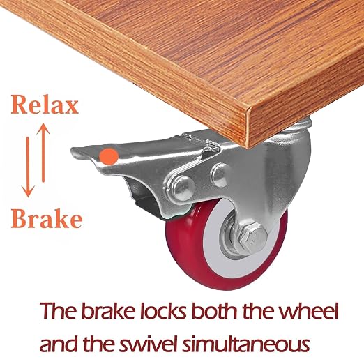 2 inch Casters Load 800lbs, Advanced Polyurethane Floor Protection, Noise-Free - Image 3