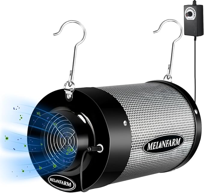 MELONFARM 4 inch Air Carbon Filter Smelliness Control by MELONFARM