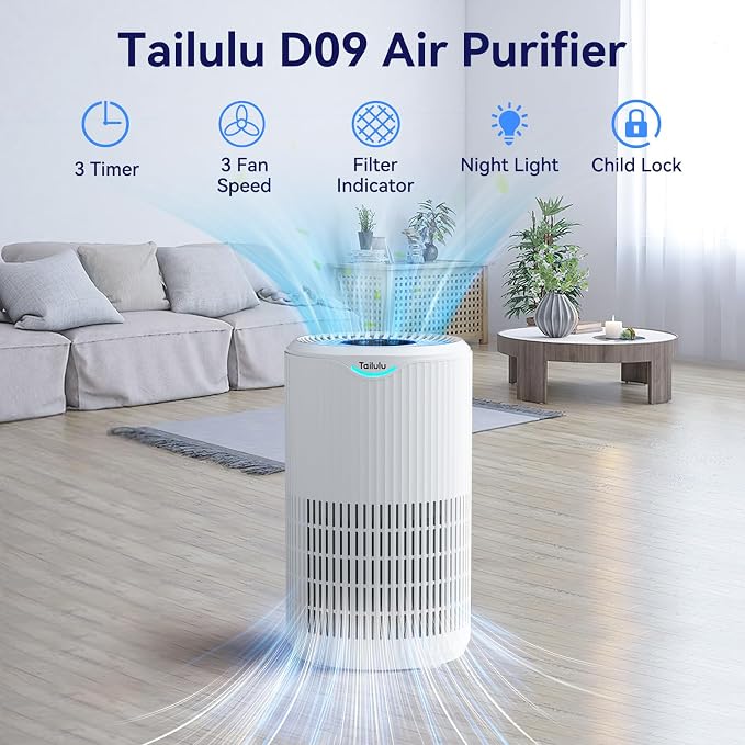 Air Purifiers for Home up to 2200 Ft² Large Room, H14 Hepa Air Purifier - Image 8