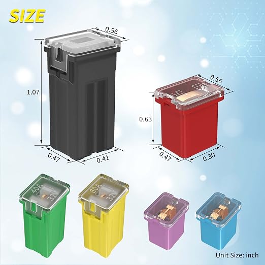 Joinfworld 36 Pcs Jcase Fuse Automotive Tall/Standard and Low Profile Jcase Box - Image 2