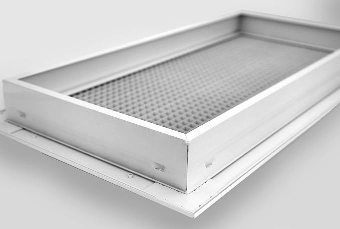 12" x 24" Cube Core Eggcrate Return Air Filter Grille - Image 5