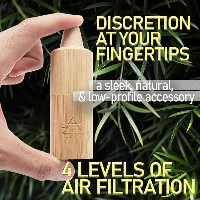 Personal Bamboo Smoke Air Filter 2 Pack - Image 2