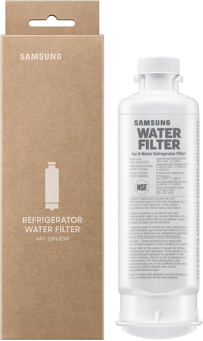 Samsung HAF-QIN/EXP Genuine Refrigerator Water Filter, 6-Month Life, Easy - Image 13