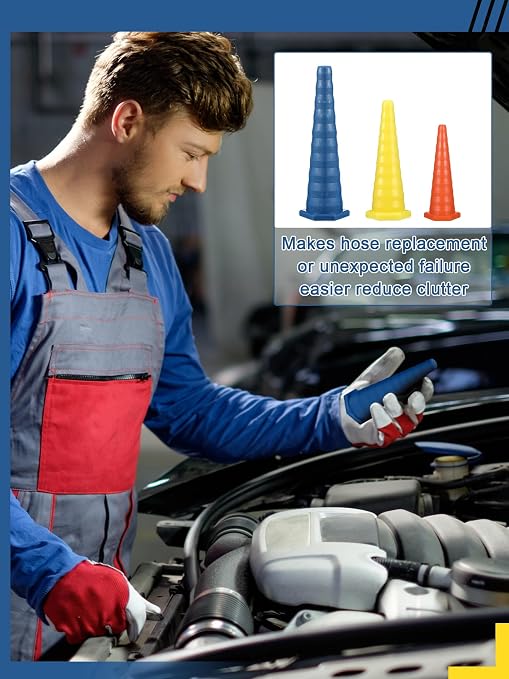 Hydraulic Oil Service Plugs Large Medium Small Sizes Multi Pack Rubber Drip - Image 5