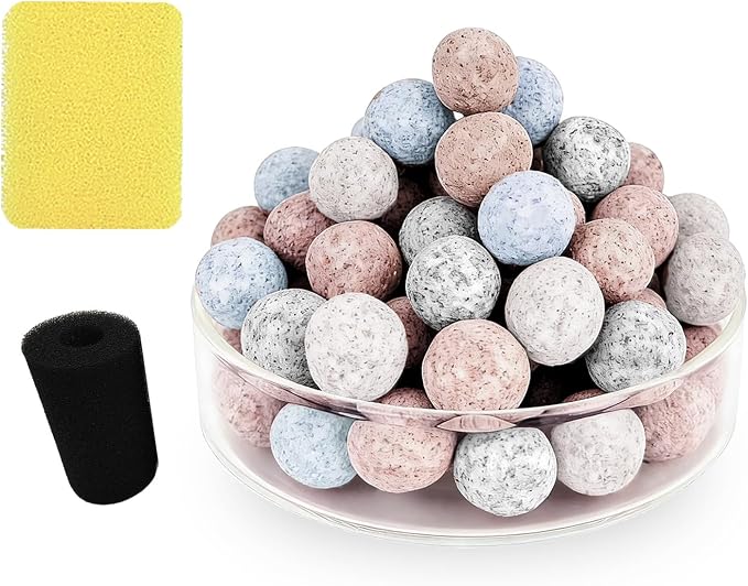Wonderfactory 2 Pack G1 Filter Media Replacement, Sponge Ceramic Rings Bio by WONDERFACTORY