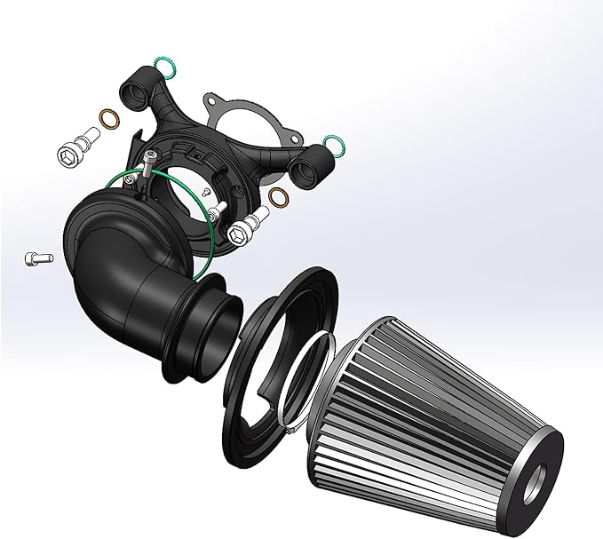 Big Sucker cone Air filter intake by ForHarleyAccessories
