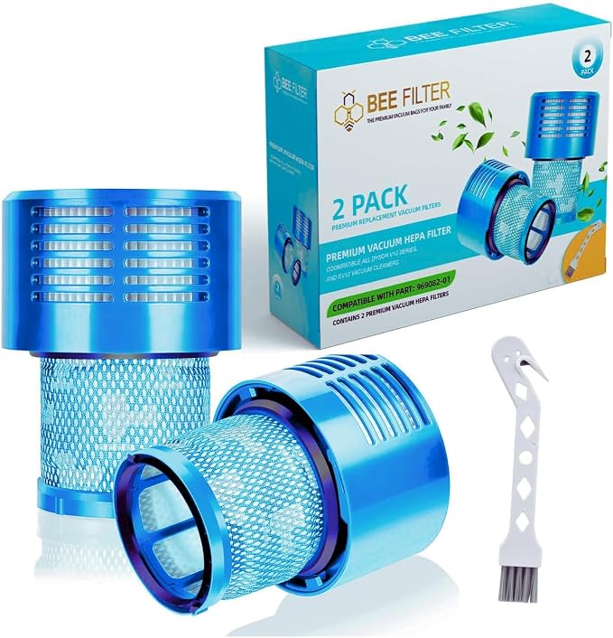 Dyson V10 Filter, Dyson-V10 Absolute, V10 Allergy, Dyson-V10 Animal, V10 by PremiumVacuumFilterBagsReplacement