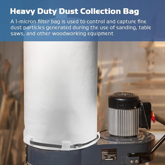 70333 Dust Collector Bag, fit for POWERTEC DC-1512, Vacuum & Dust Collector Bags - Image 7