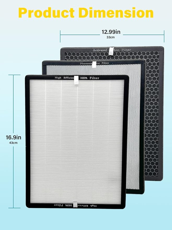 Replacement Filter for Okaysou Apollo 818 Air Purifier, Compatible Filter - Image 2