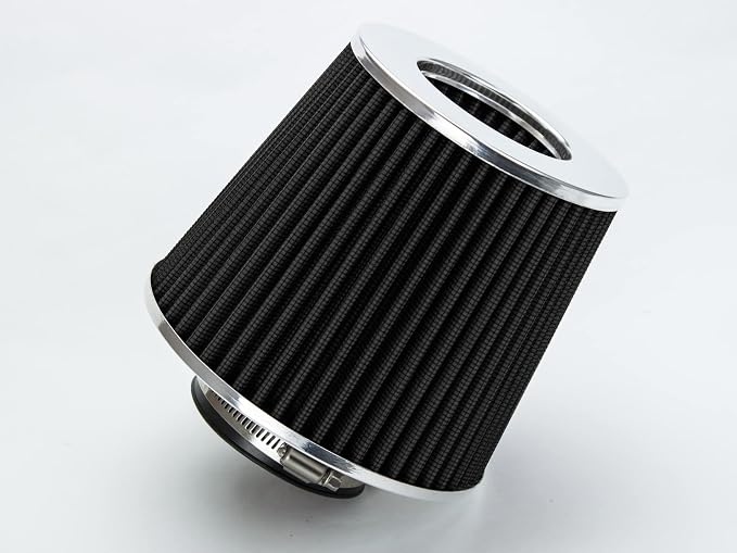 Rtunes Racing Universal Clamp-On Air Intake Filter Dry Washable Cone Air Filter by RtunesRacing