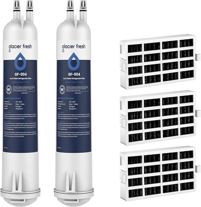 GLACIER FRESH Compatible with 4396841 Refrigerator Water Filter, Filter 3 by GLACIERFRESH
