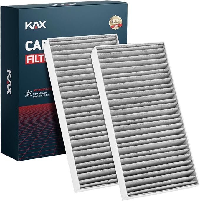 KAX HEPA Cabin Air Filter with Activated Carbon, CF10135 CP135 Replacement by KAX