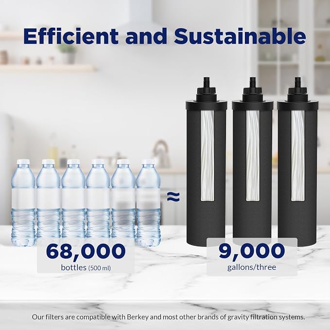 Membrane Solutions UV Countertop Gravity Water Filtration System Replacement - Image 3