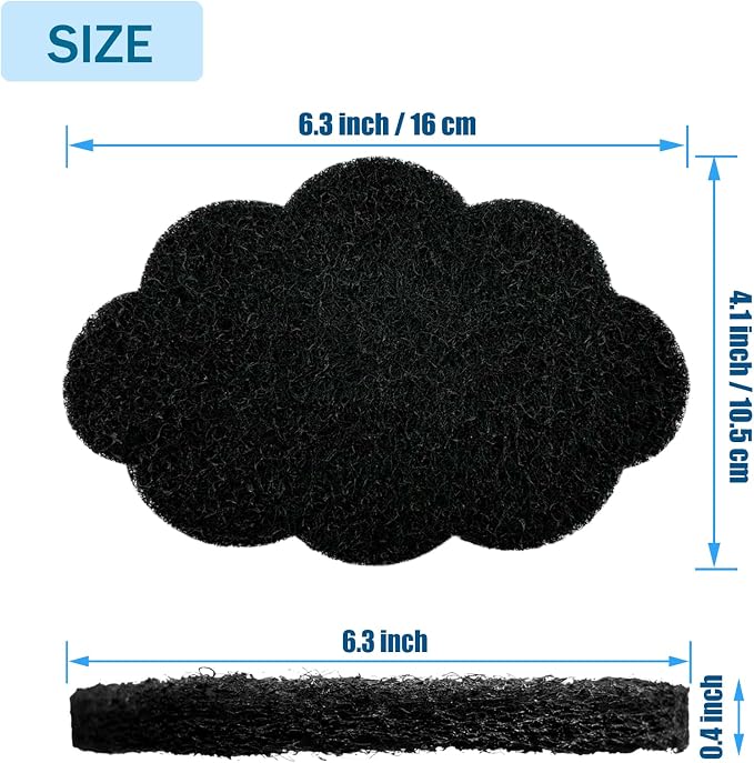 12-Pack Universal Stick-on Trash Can Odor Absorbing Filters, Activated Charcoal - Image 8