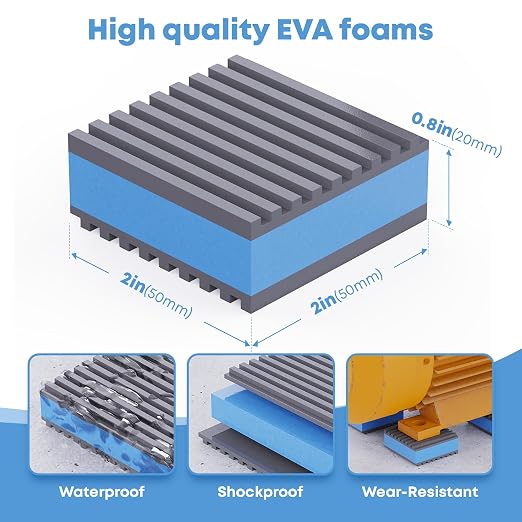 Anti Vibration Pads, Vibration Isolator Pads, Mechanical Vibration Damping Pads - Image 2