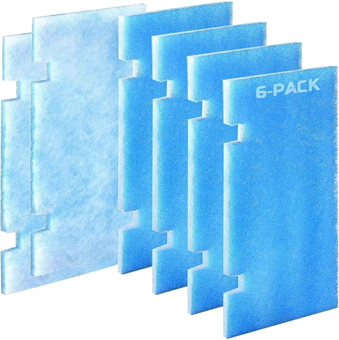 6 Pack RV Air Conditioner Filters 14" X 7.5" MERV 8 Rated RV AC Replacement by AGradify