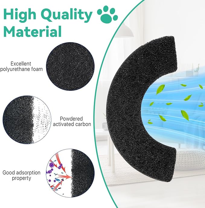Lubise 8Pcs 0.5in Carbon Filters Compatible - Image 3