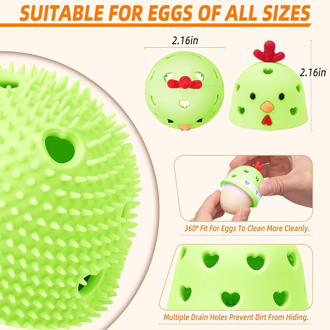 Egg Brush Cleaner, Egg Scrubber Tool - Image 6