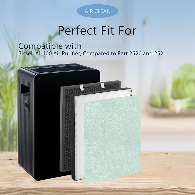 2 Set Air400 True HEPA Replacement Filter Set Compatible - Image 6