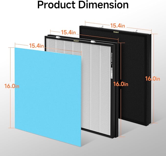 2-Set RFM80 Replacement Filter Compatible - Image 2