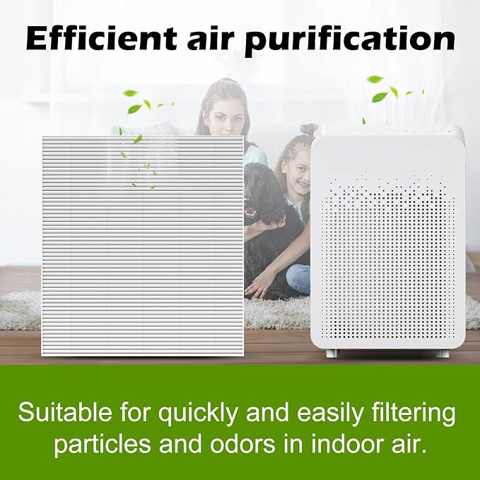 C545 True HEPA Replacement Filter 4 Pack H13 True HEPA Air Filter Replacement - Image 7