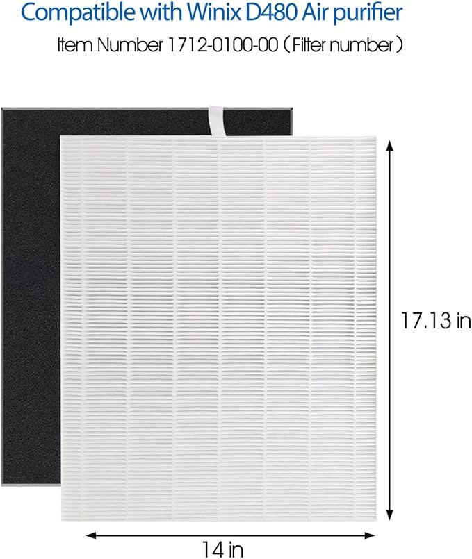 D480 True HEPA Replacement Filter D4, Compatible - Image 4