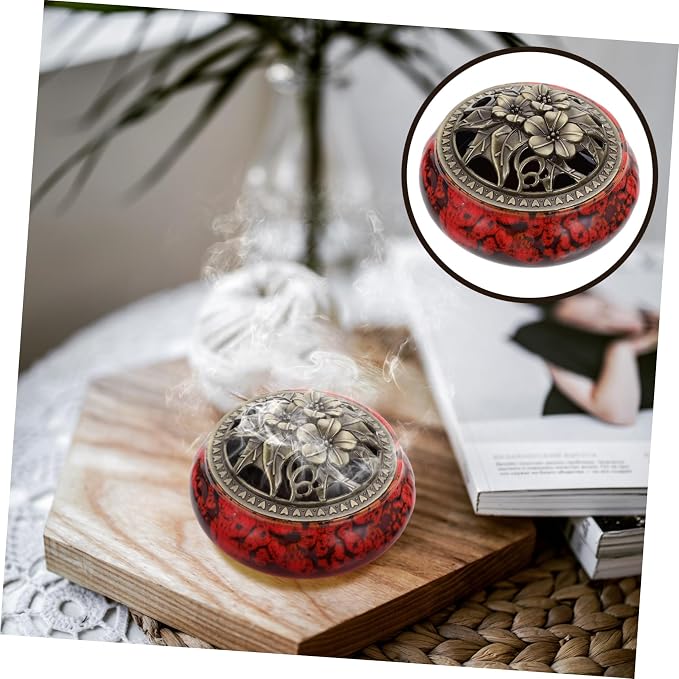 ULTECHNOVO Antique Ceramic Incense Burner - Image 8