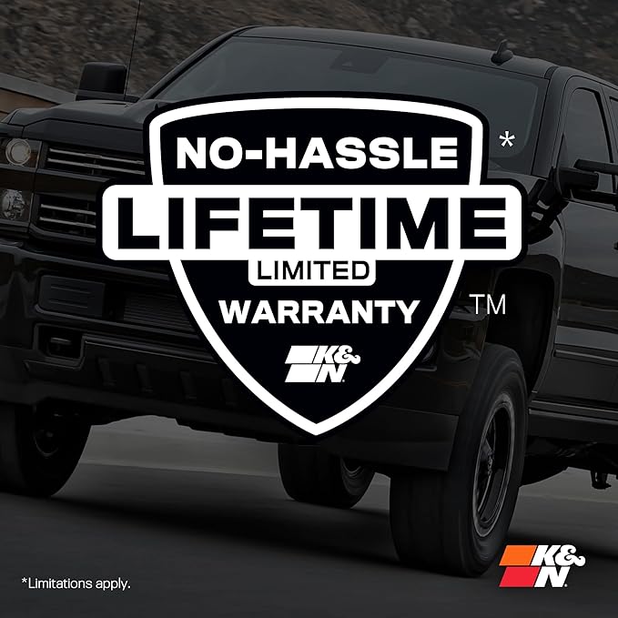 K&N Performance Diesel High-Flow Lifetime Engine Air Filter: Increase Power: - Image 7